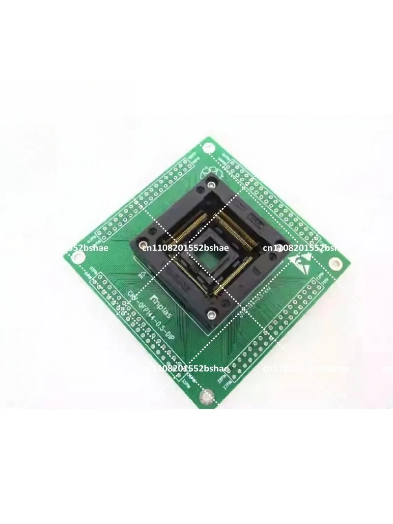 QFP144 LQFP144 IC Test Socket Adapter 20x20mm Pitch 0.5mm for Chip Programming Debug and Burn-in