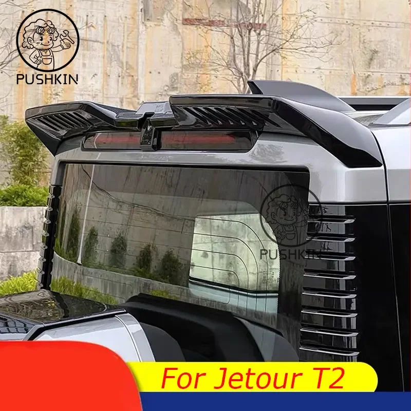 

Car Tail Wing Fit For Chery JETOUR Traveler T2 2023 2024 Roof Fixed Wing Modified Paint Sports Rear Wing Appearance Accessories