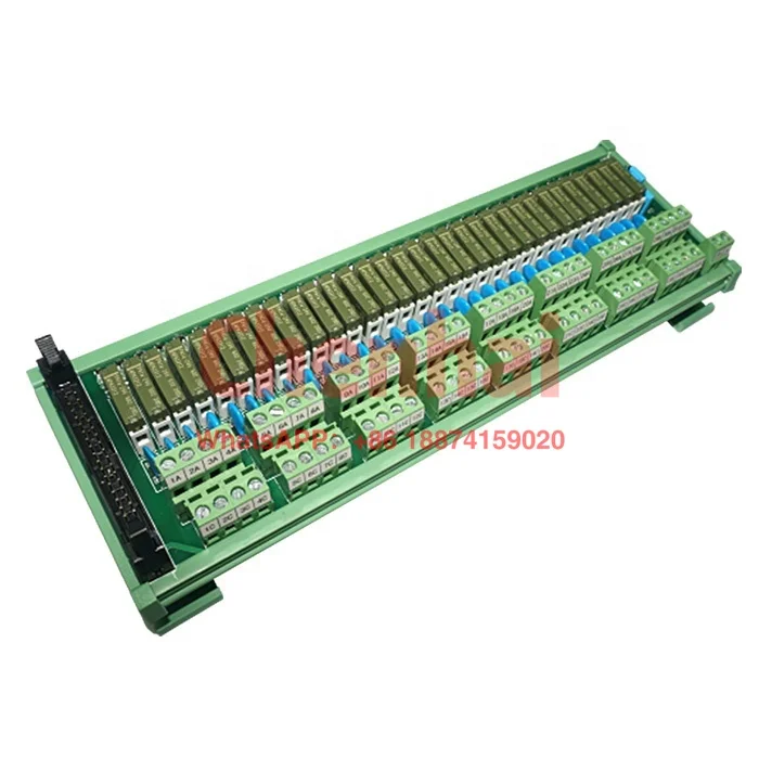 

JR-B32PC-F/24VDC MIL/IDC Connector 32 Channel 1a Slim Relay Module PLC Output Amplified Board