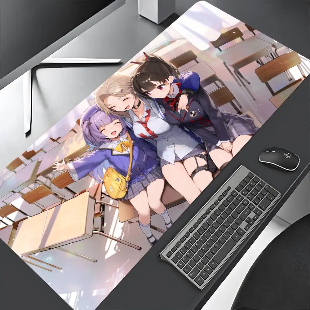 Game girl NIKKE Mouse Pad Gaming Mousepad video games Large 900x400mm MouseMat Gamer Mause Carpet PC Desk