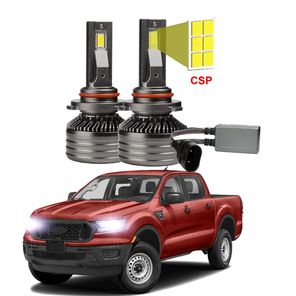 

2 шт. светодиодных ламп для фар Ford Ranger XL XLT 2019-2023 (подходят только для фар, где оригинальная лампа галогенная)