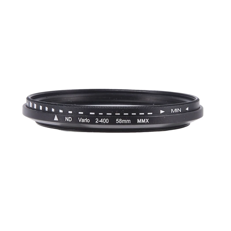 ND2-400 Variable ND Filter 58Mm Optical Neutral Density Filter For Universal Camera