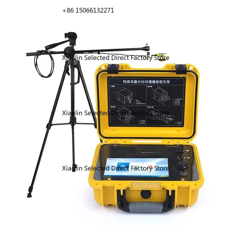 High Precision Submersible Ultrasonic Open Channel Flowmeter for River Lake Deep Well Flow Rate Measurement Test Equipment