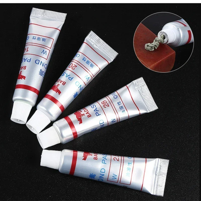 2 Pcs Diamond Abrasive Paste W0.5 ~40 Grit 320~10000# Diamond Polishing Lapping Glass Metal Grinding Polishing Abrasive Tools