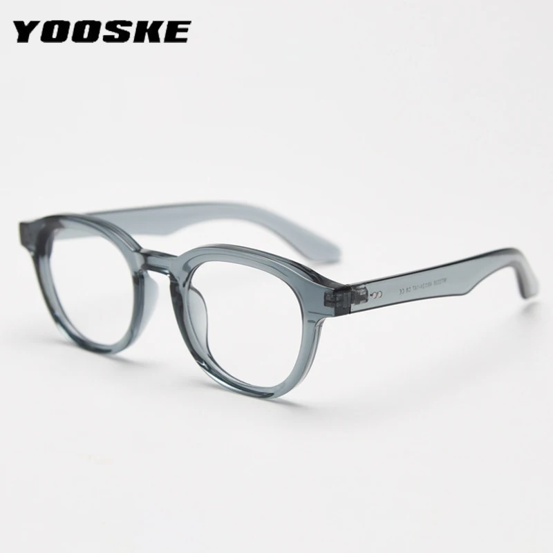 Personalized Retro Eyeglass Frame For Men Women Trendy Anti Blue Glasses Frames New Transparent Computer Round Glasses Frame