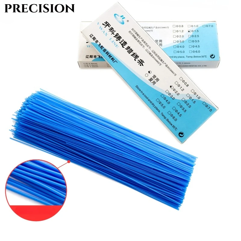 

1box Dental Wax Blue Line Sticks Laboratory Multiple Models Orthodontic Sprue Stick WaxDental Laboratory Tool