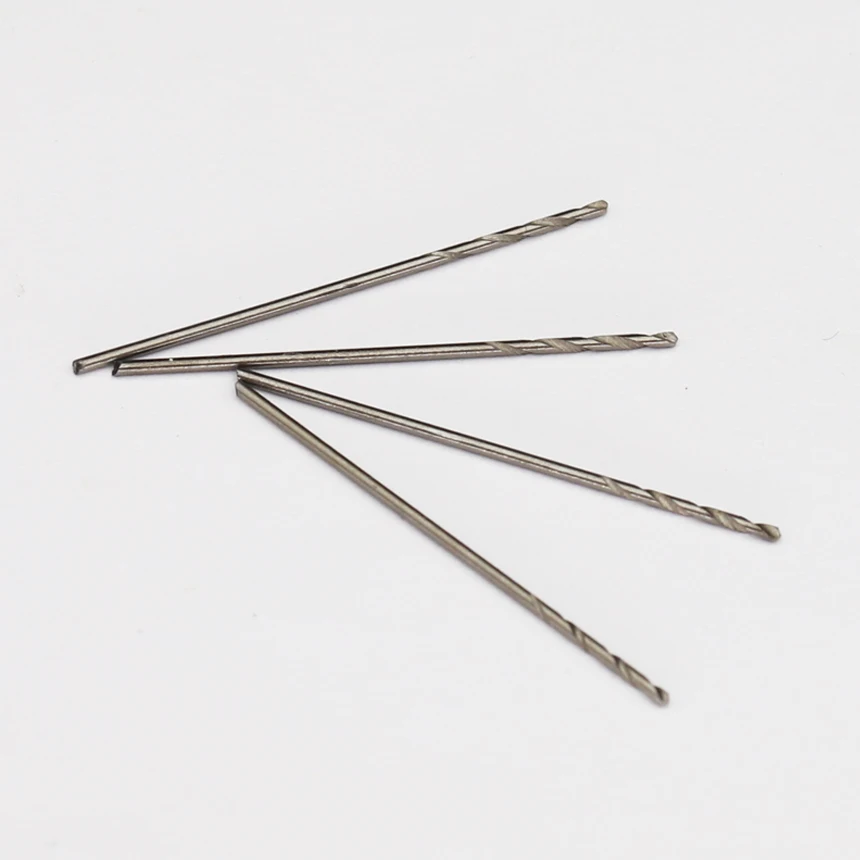 0.2/0.4/0.5/0.8/1/1.5/2/2.5-3mm métal bois acier rapide HSS perceuse outil manuel droit spirale torsion Mini Micro foret