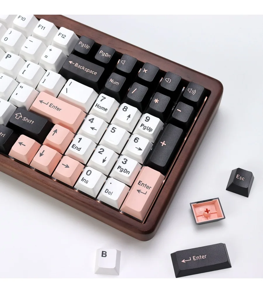 Keycap Personality Full set of customized mechanical keyboard 65 87 980 Keycap PBT two-color injection molding