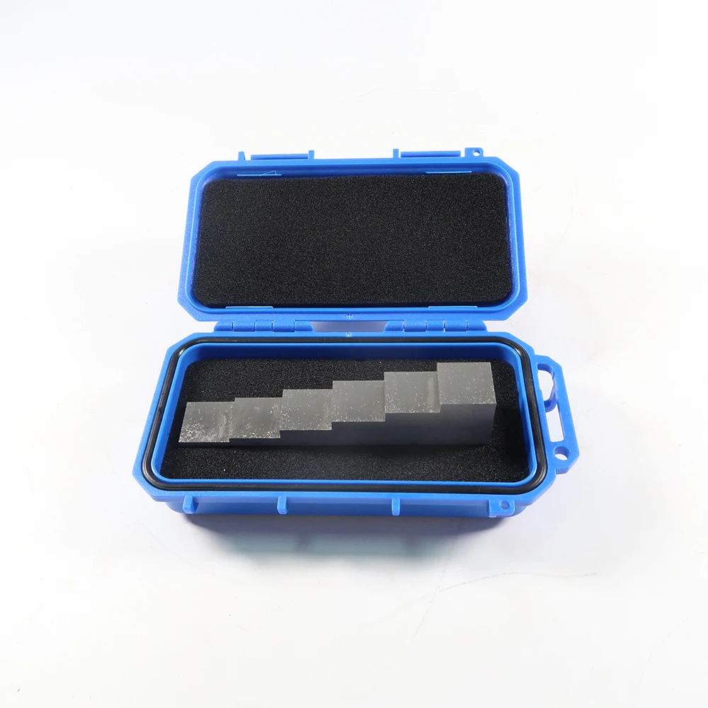 Imagem -02 - Bloco de Aço Carbono de Calibração para Testador de Espessura Ultrassônico Passos 2.5 com Encaixe Perfeito