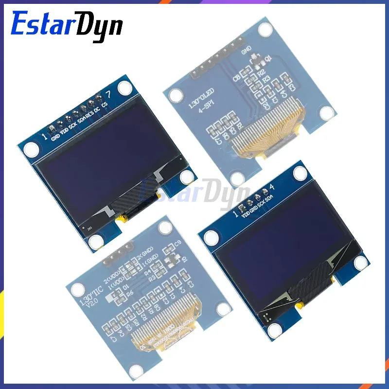 OLED White/Blue SPI/IIC I2C Communicate Color Display Module