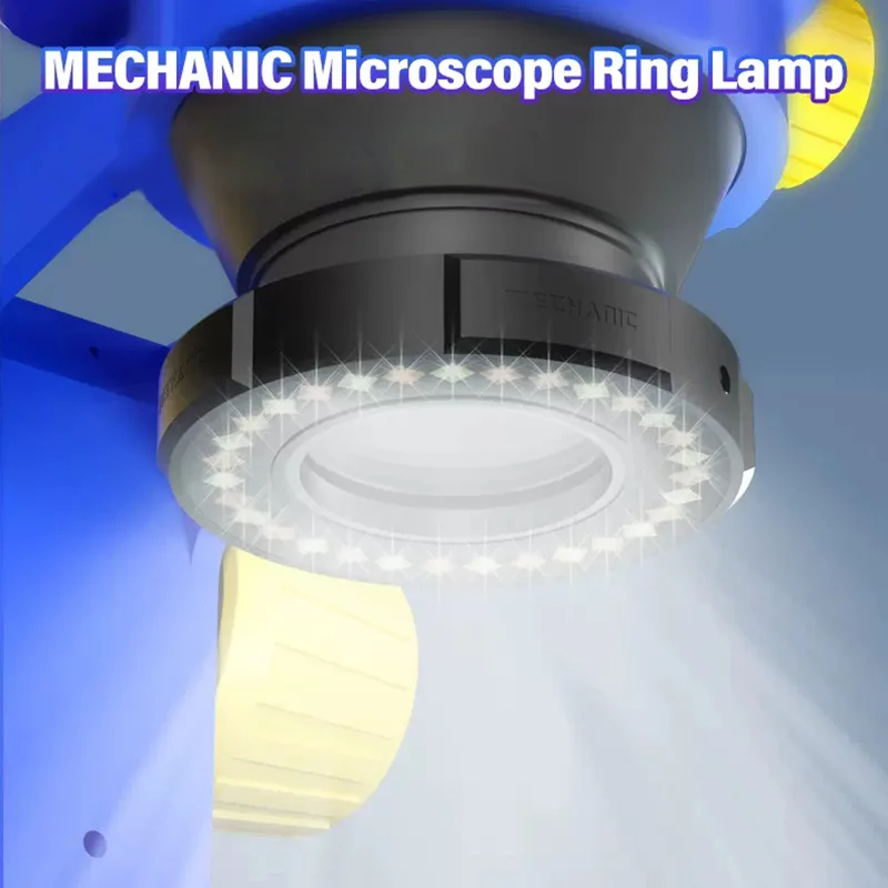 Mechanic LS3 Microscope Ring Lamp 7W Light Source Brightness Adjustment Eye Protection Work Lamps For Most Stereo Microscopes