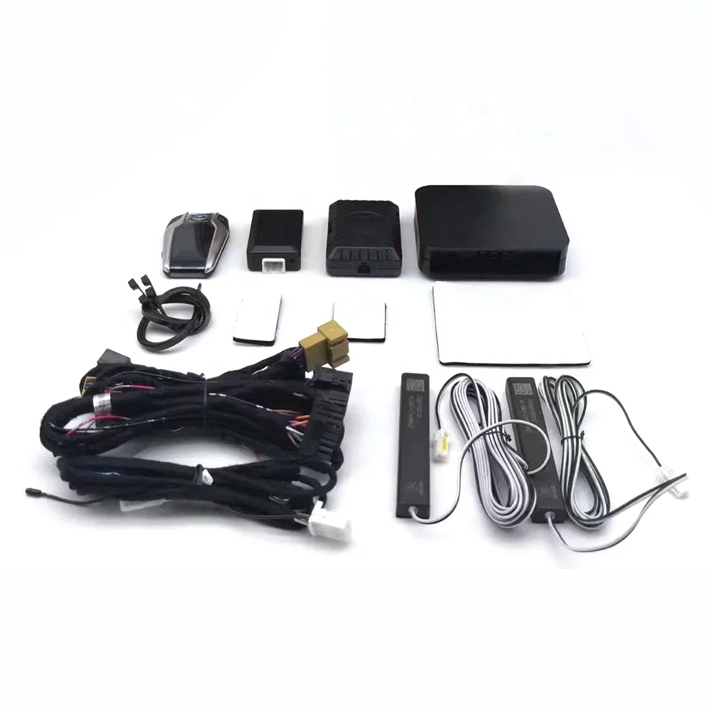 2025Smart LCD Car Key Remote Start PKE Remote Control Engine for Push Button Start Car Alarm