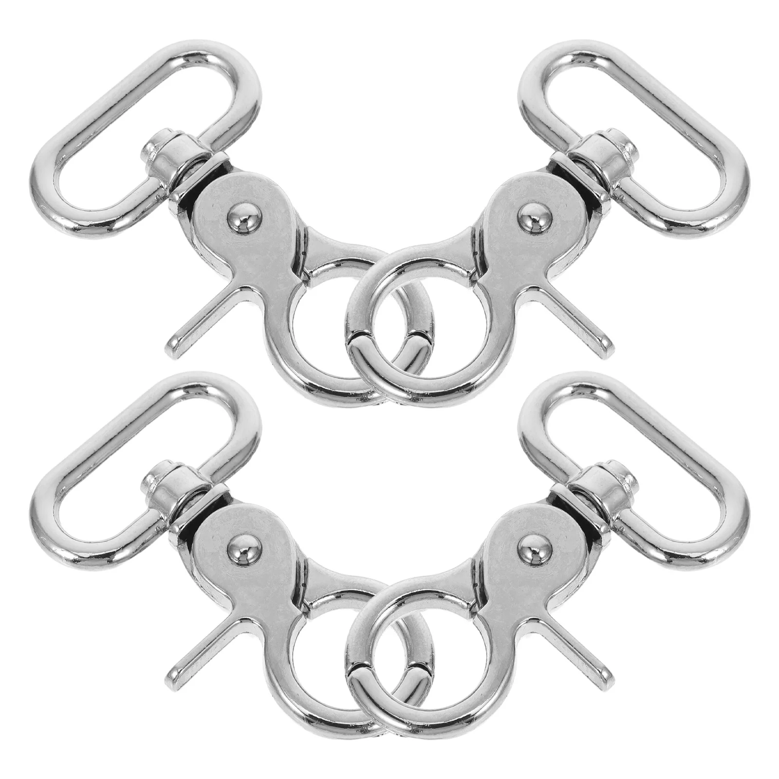 

4Pcs Zinc Alloy Dog Buckle Metal Swivel Snap Hooks Shoulder Strap Clips for Leash Backpack Handbag Hardware Swivel Clasp Hooks
