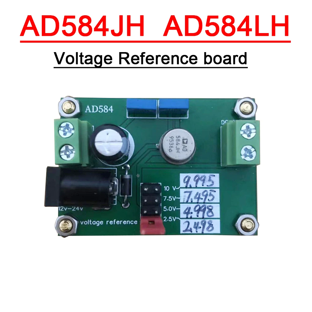 Fonte de Tensão de Referência Ad584 Referência de Tensão 10v Ad584jh Ad584lh Resistor Placa de Capacitor Calibração Multímetro Digital