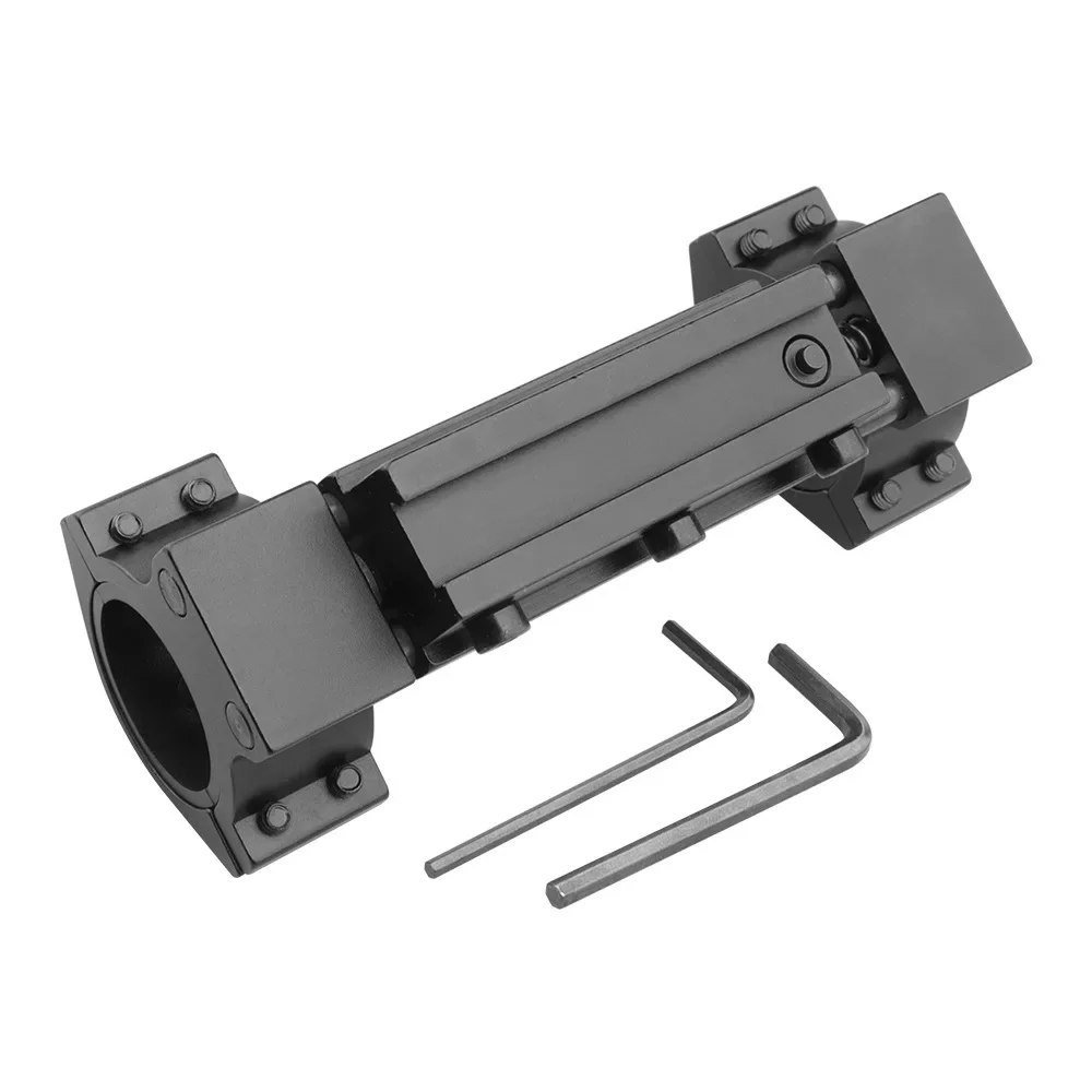25.4/30mm 11/20mm レールスコープマウント一体型デュアルリングハイロープロファイルトイガン光学照準器ライフルスコープマウントアダプター