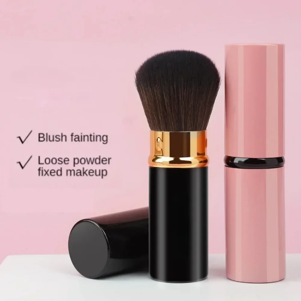 1 Pcs Portable Retractable Makeup Brushes Powder Foundation Blending Blush Brush Make Up Cosmetics Brushes Female Makeup Tools