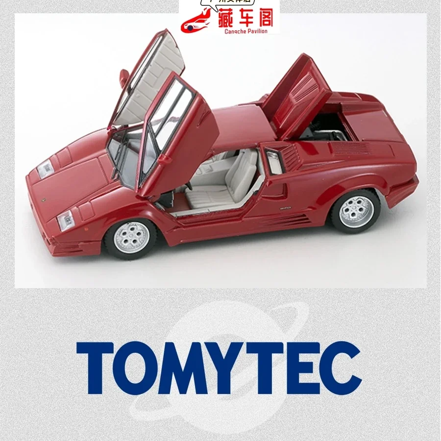 TOMYTEC TLV 1:64 Lambokini Kontash 25 aniversario aleación fundido a presión modelo de pantalla estática, colección de niños modelo de coche de juguete.