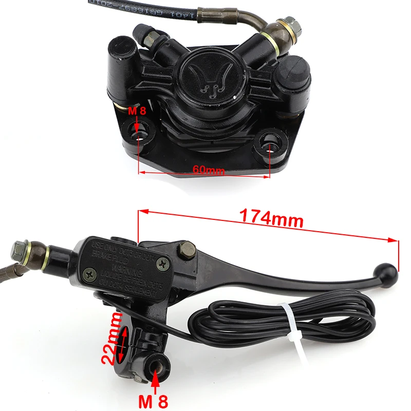 Front and Rear Brakes Hydraulic Disc Brake Pump Assembly for Harley Electric Scooter Scooter