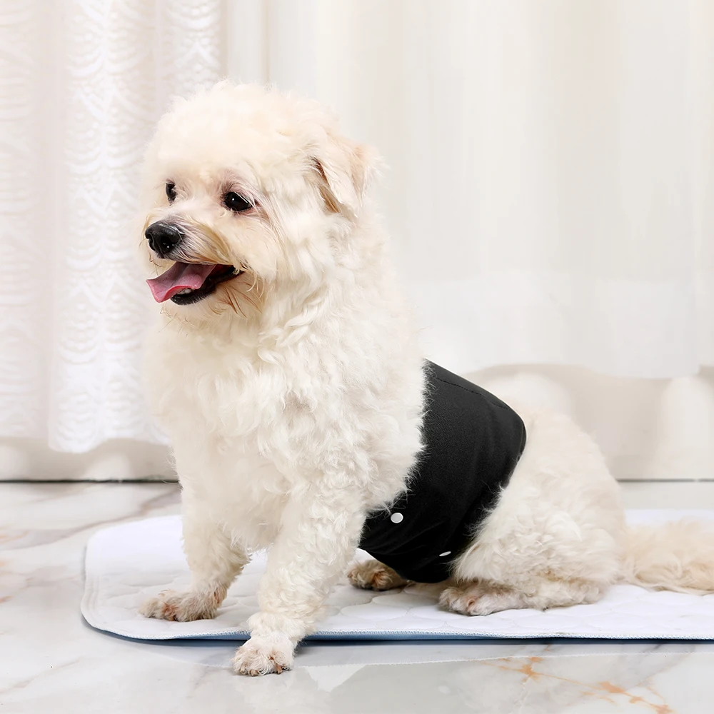 BIAI Anti-Side Leak Dog Male Diaper Reusable Physiological Pants Sanitary Underwear Belly Band Nappies Cloth Cotton Diaper Wraps