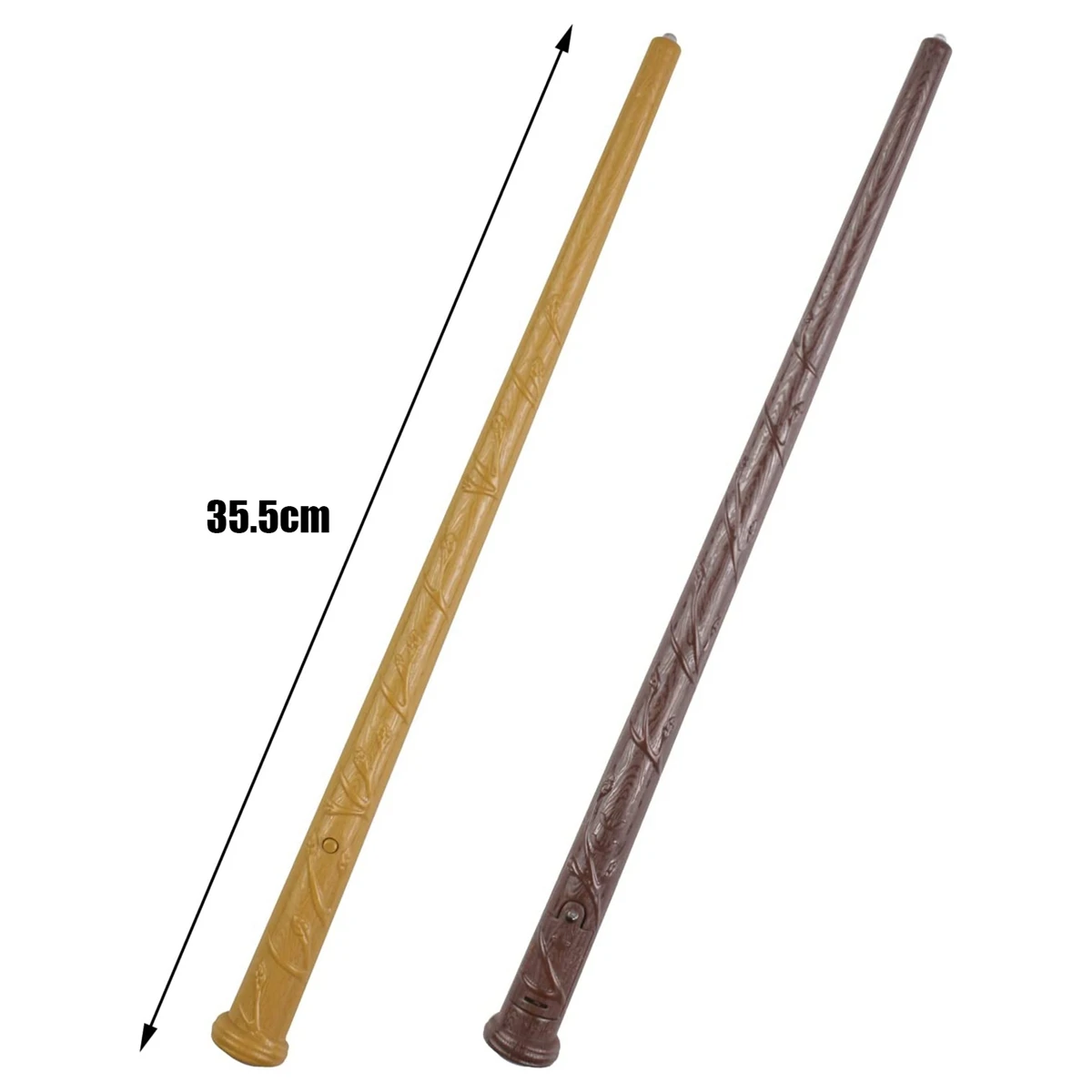 2 Pack Light Up Wizard Magic Wand Sound Illuminating for Kids Girls Boys Witch Party Costume Christmas Cosplay Accessory