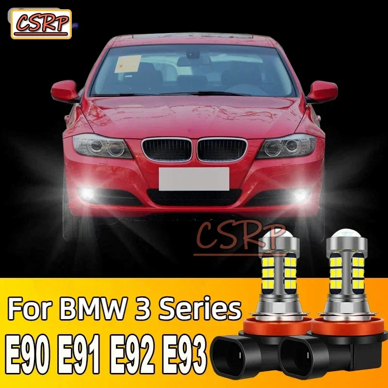 2pcs LED Daytime Running Light Bulb Accessories DRL For BMW 3 Series E90 E91 E92 E93 2005 2006 2007 2008 2009 2010 2011 2012 201