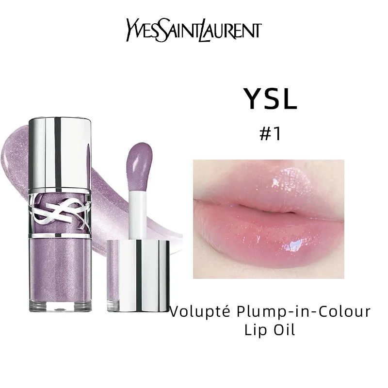 Aceite Labial Voluminizador Yves Saint Laurent YSL Volupté Loveshine - # 1 - 6 ml - Cosméticos Originales para Maquillaje de Mujer, Productos de Sephora