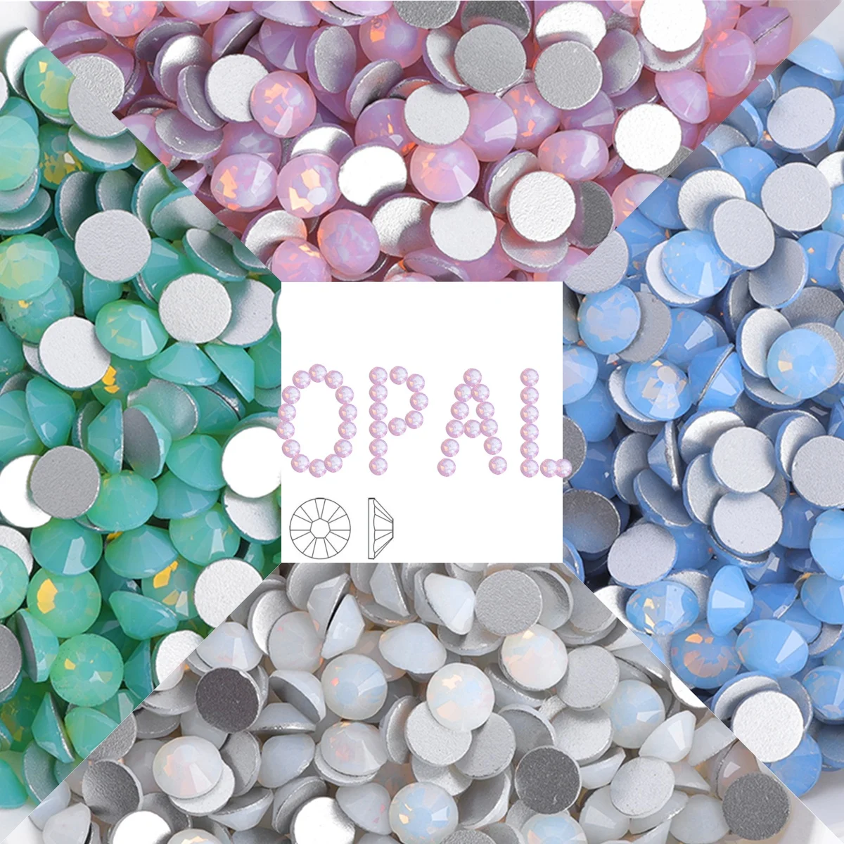 

SS6-SS30 High Quality Glass Hotsale Glitter Rhinestones Glue On Flatbase Crystal For Wedding Dress Clothes Crafts DIY Deco Parts