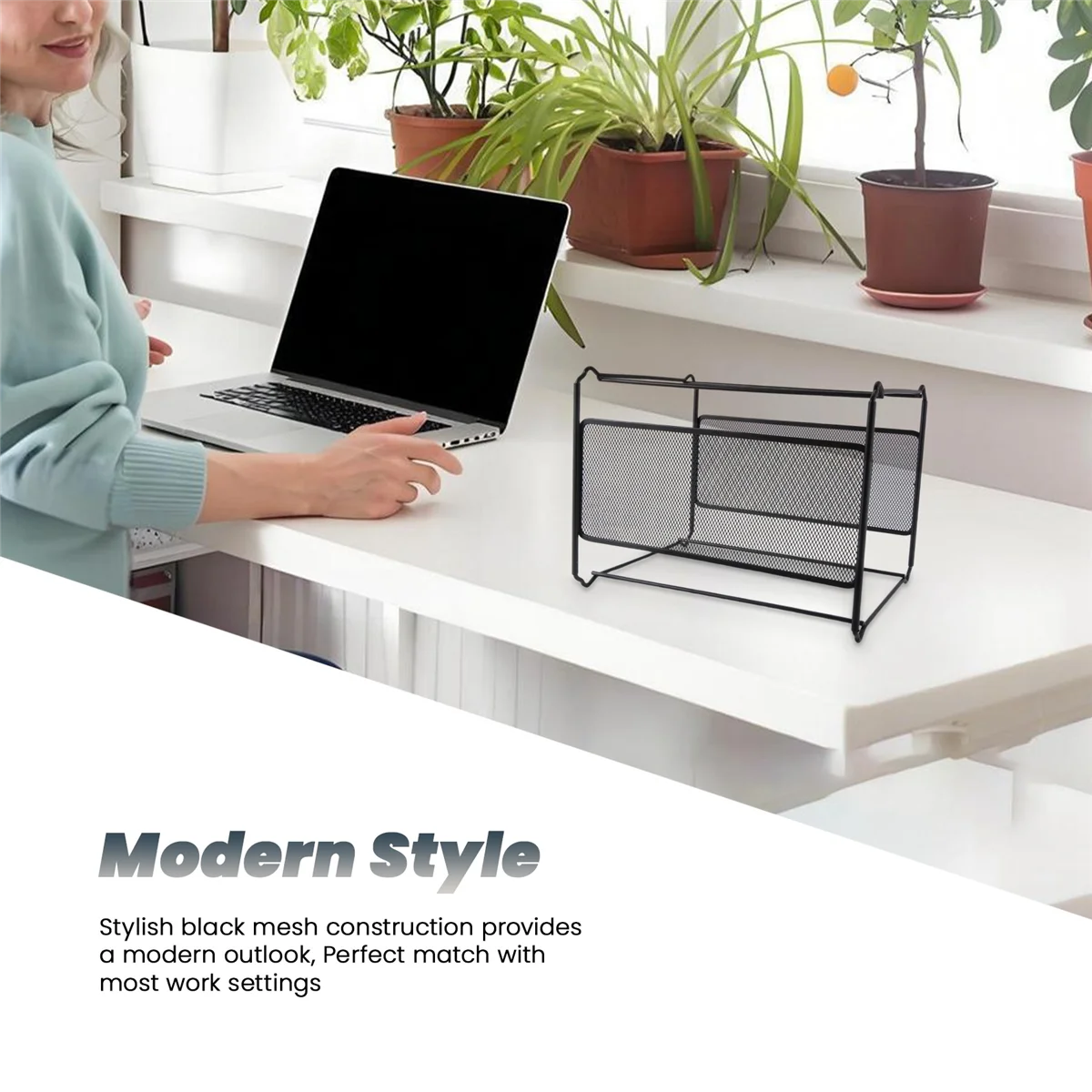 Venda quente a4 malha de metal arquivo organizador caixa pendurado pasta de arquivo caixa de armazenamento de mesa titular prateleira armazenamento para escritório casa