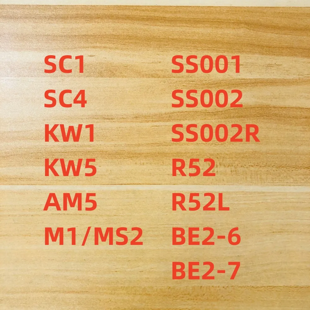 Lishi 2 in 1 TE2 S123 KW1 KW5 SC1 SC4 SS001 SS002 SS002R SS003 SS003R LW5 R52 M1/ MS2 Lockismith Tools