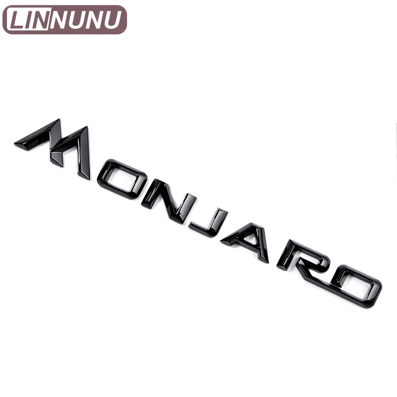 LINNUNU 3D ABS Car Rear Trunk Badge Stickers For Geely Monjaro Manjaro Xingyue L Letters Emblem Decal Logo Exterior Accessories