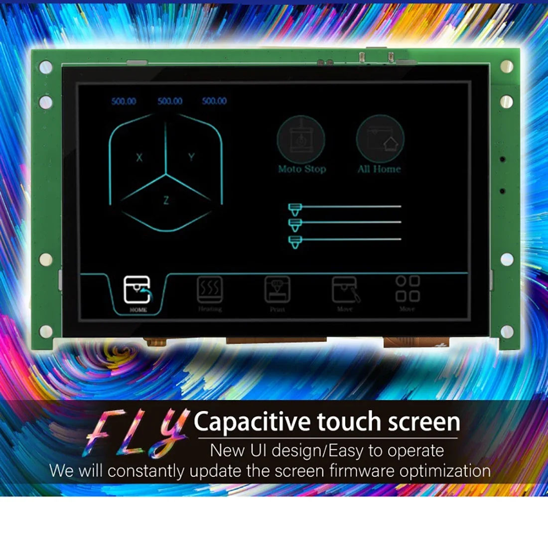 4.3 FLY Marlin Wifi Beta Touch Screen 2M/S For Marlin Control Board For Ender 3 CR10 Ender 5 3D printer parts