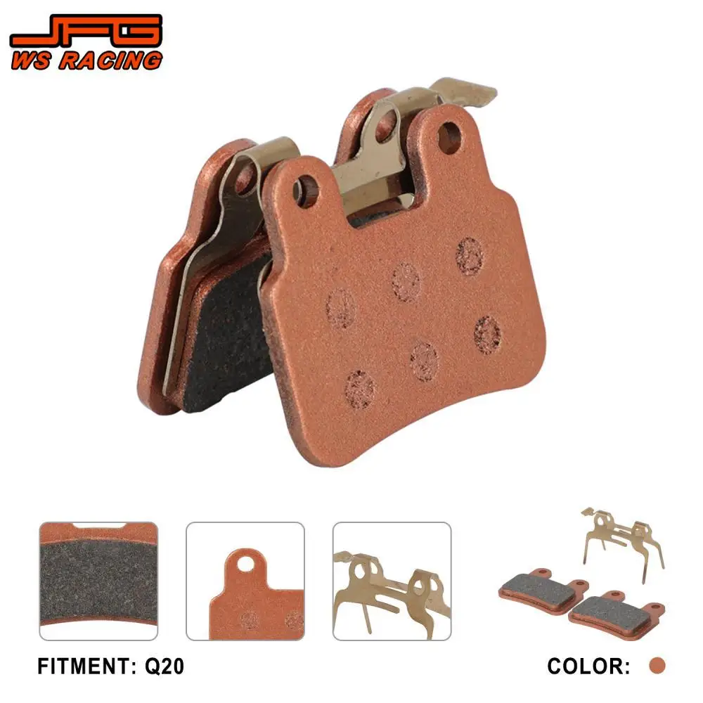 

Motorcycle All-copper-based Metal Sintered Brake Pads Motorcycles Accessories For Ridstar Q20 E-Bikes