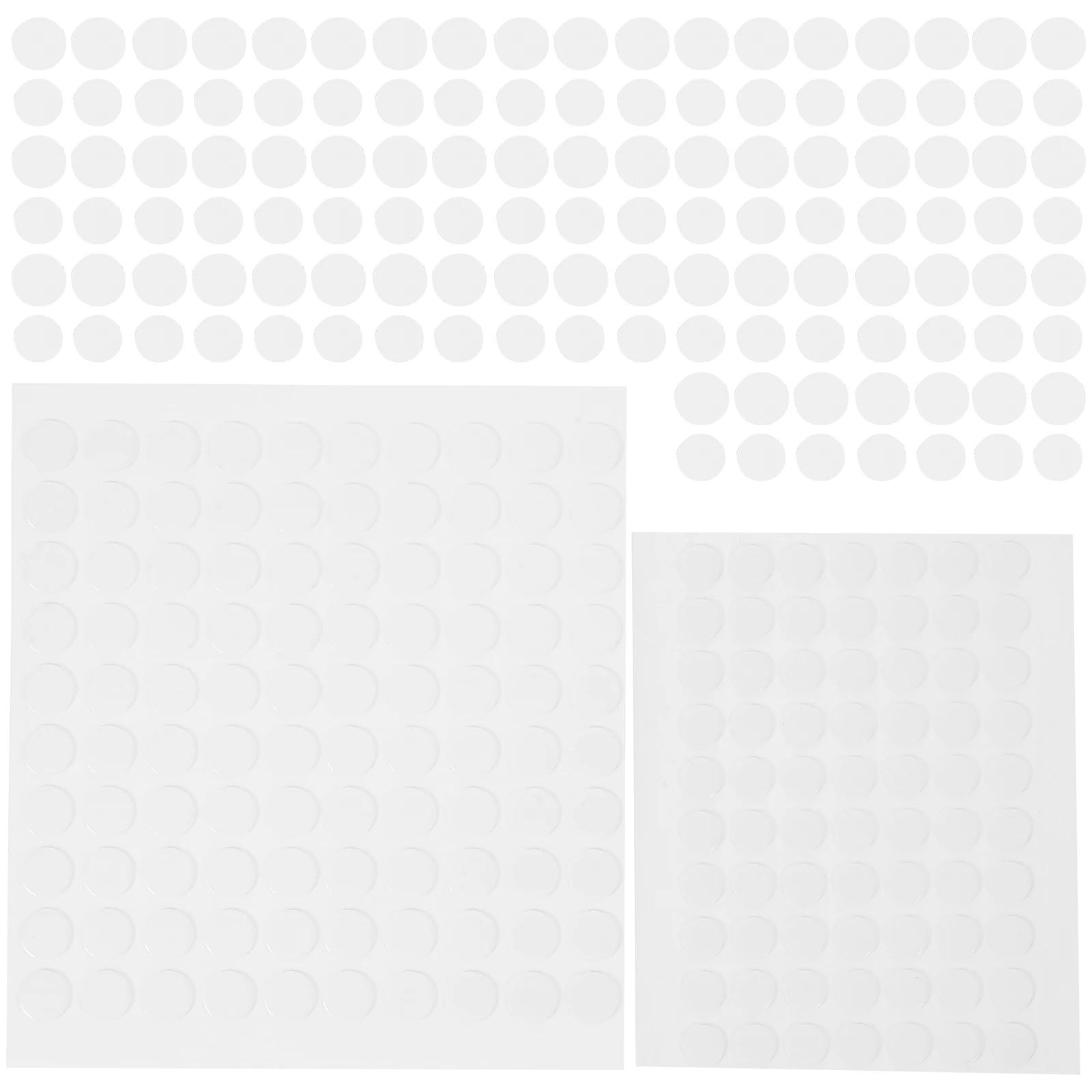 

10 Sheets No Trace Transparent Patches Acrylic Clear Removable Sticky