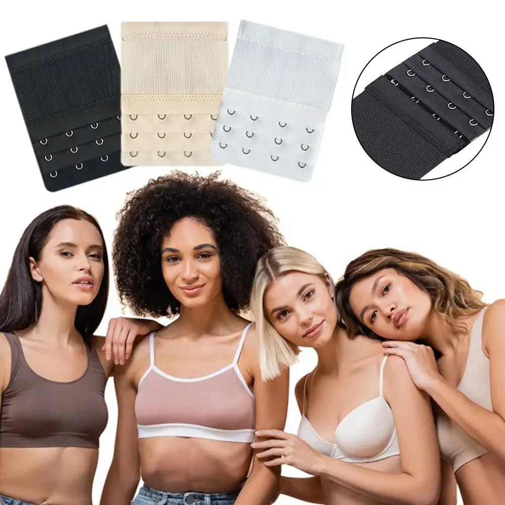 Elastic And Elastic Underwear With Extended Buckle Buckle Elastic Rows Bra Triple Add Back Four Extension With Buckle Breas N6H5