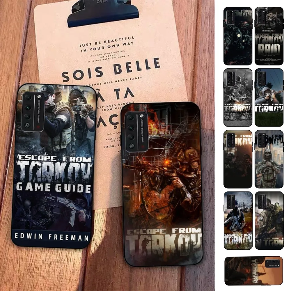 Escape From Tarkov Phone Case For Huawei Honor 10 Lite 9 20 7A 9X 30 50 60 70 Pro Plus Soft Silicone Cover