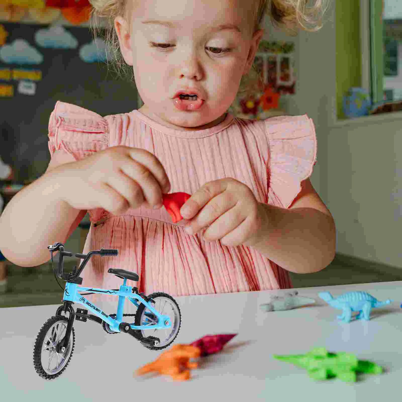 

House Miniature Food Toy Scene Accessories Simulation Bicycle Photo Props Artificial Bike Toys
