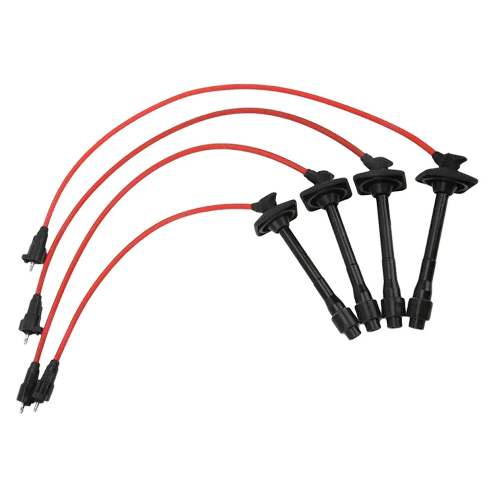 4 sztuk przewód zapłonowy drut świecy zapłonowej zestaw 90919-22400 dla Toyota Camry 1997-2001,Rav4 1998-2000,Solara 1999-2001