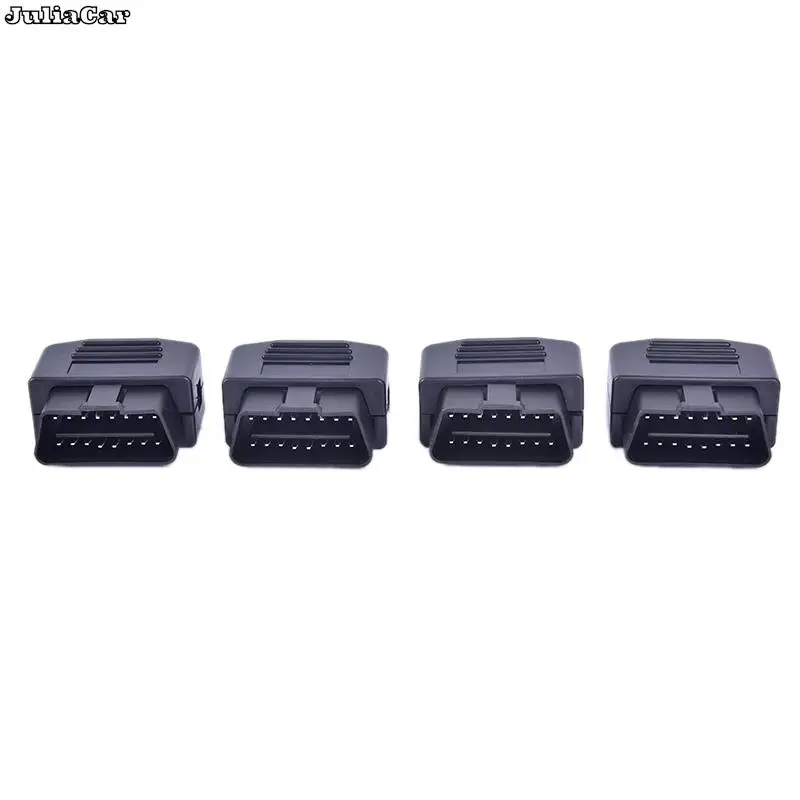 OBD2 L Type 16 Pin Sockets Connector Plug with Shell and Screw Male Auto Car Connector Cable Wire Wholesale