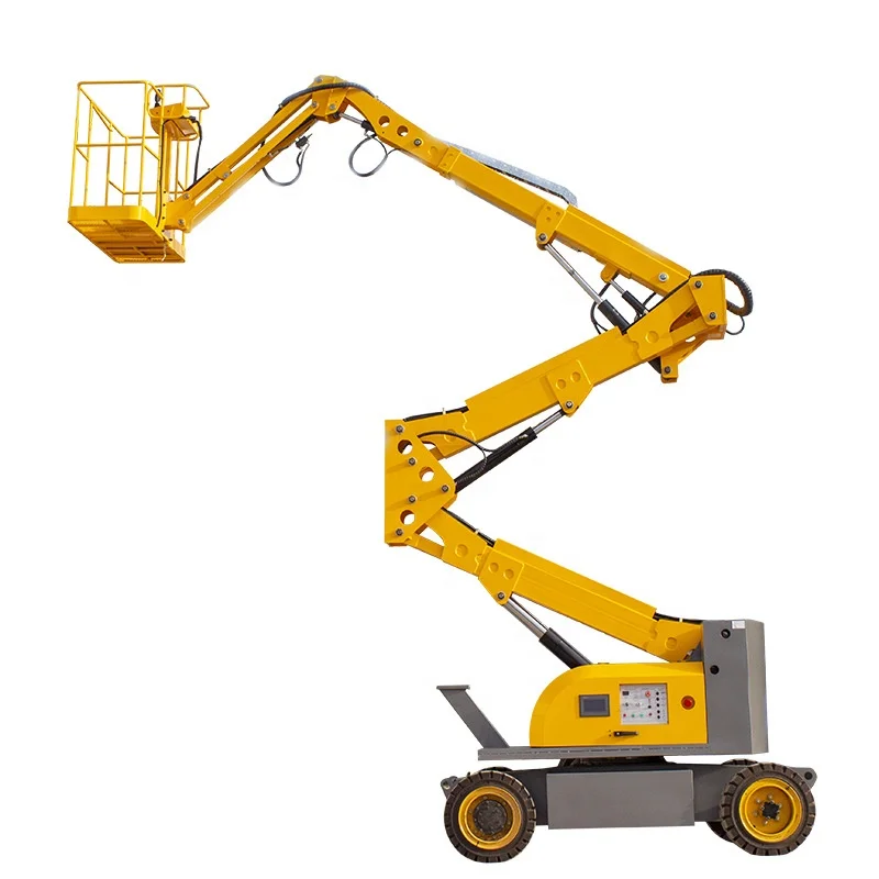 Electric Articulated Telescopic Boom Lift  Self Propelled Aerial Work Platform