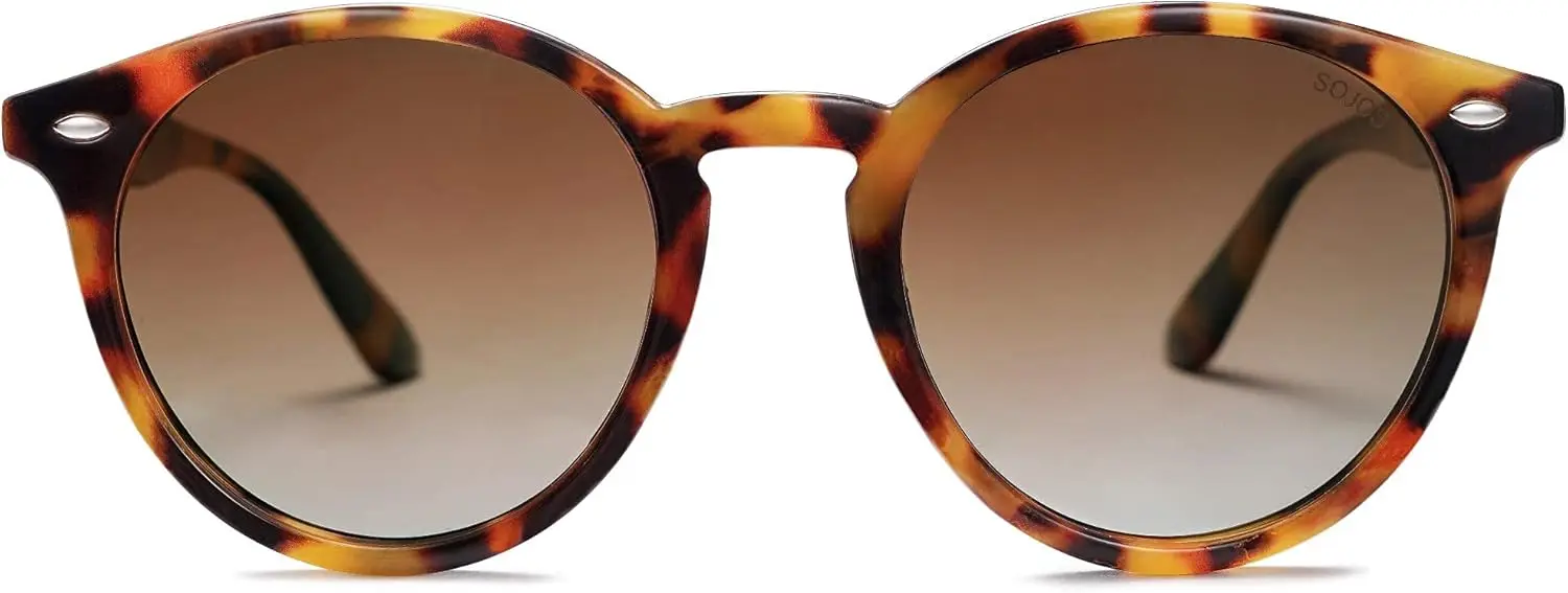 

Ретро-солнцезащитные очки круглой формы с поляризацией для женщин и мужчин, классический винтажный стиль с защитой от ультрафиолета