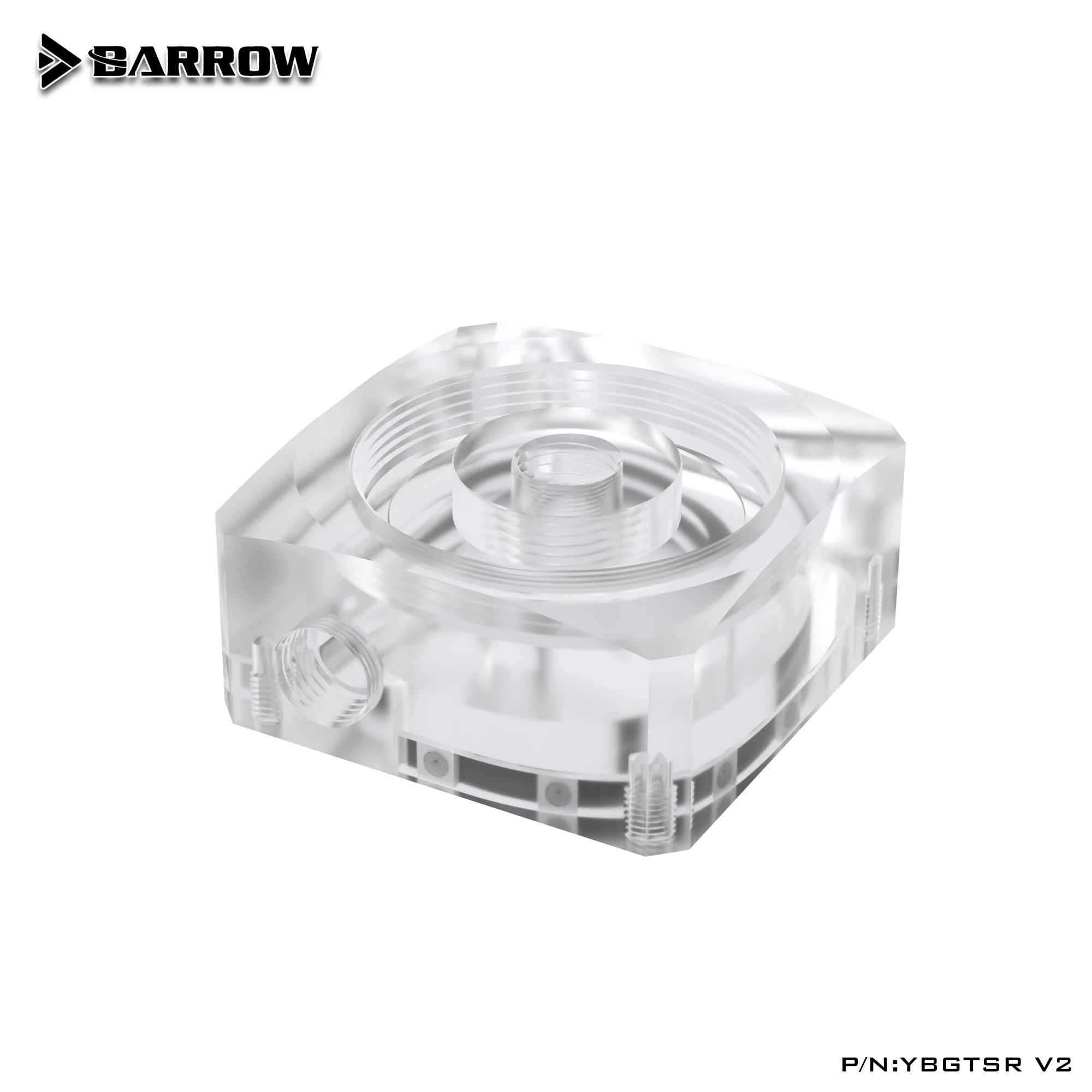 

Barrow YBGTSR-V2 Acrylic Pump Threaded Top LRC 2.0 For 17W/DDC Pump For Install Reservoir Components To Work Independent