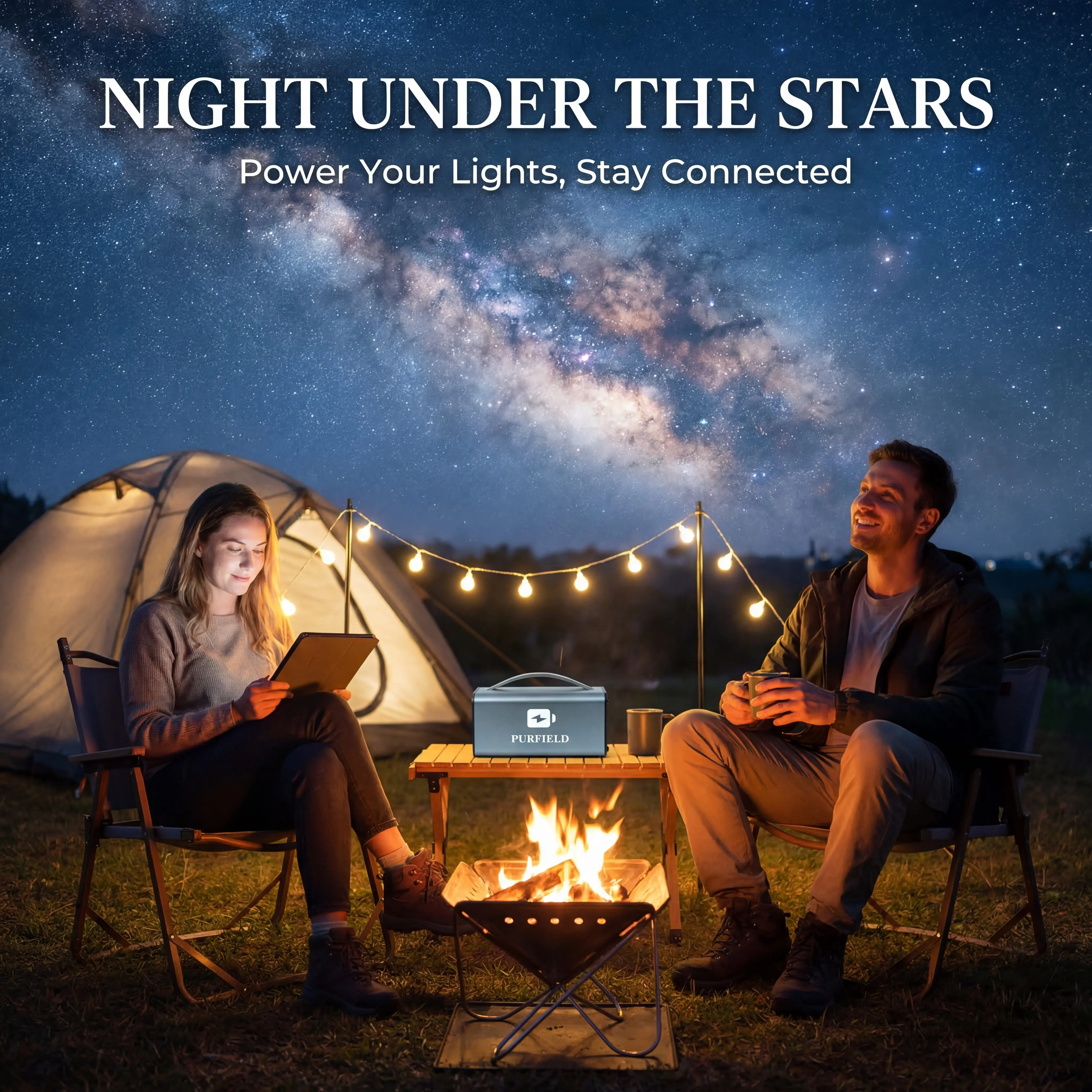 180W Outdoor Power Station 32000mAh 118.4Wh PD65W 110/220V Solar Generator Portable Power Bank For Camping Tent Travel Emergency view 3
