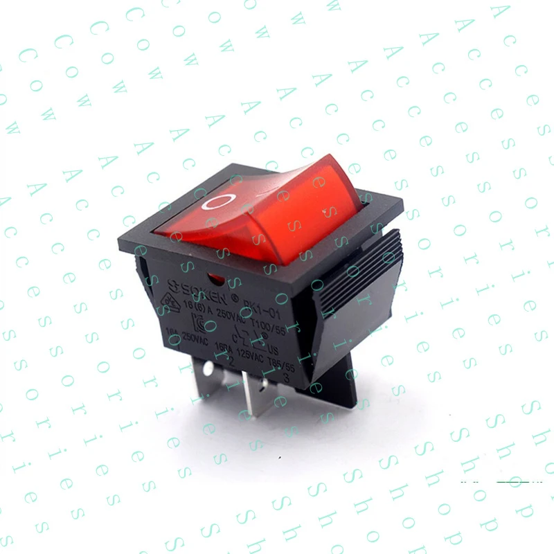 

PP+ 2X FOR SOKEN RK1-01 Rocker Switches ON-OFF DPST Switch For Electric Cooker Treadmill