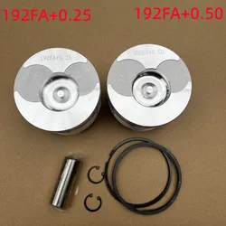 192FA enlarged 0.25 0.5 Piston ring pin kit 192FA+0.25 192FA+0.5 Single cylinder air-cooled diesel engine micro cultivator parts