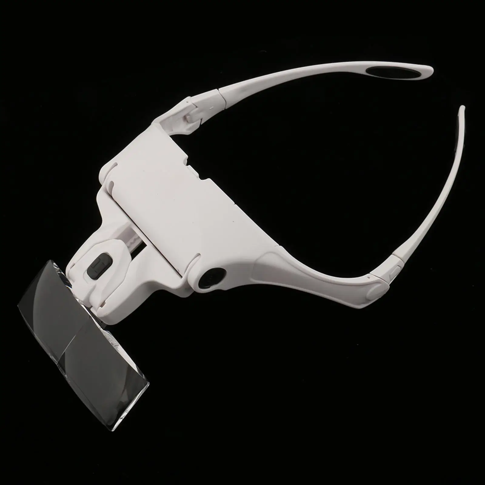 LED Lamp Headset Magnifying Glass Head Light Jeweler Loupe