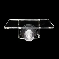 Ceramic Aquarium Decoration Fish Shrimps Shelter House Acrylic Stand Bracket Suction Cup Mount for Aquarium Fish Tank Air Pump