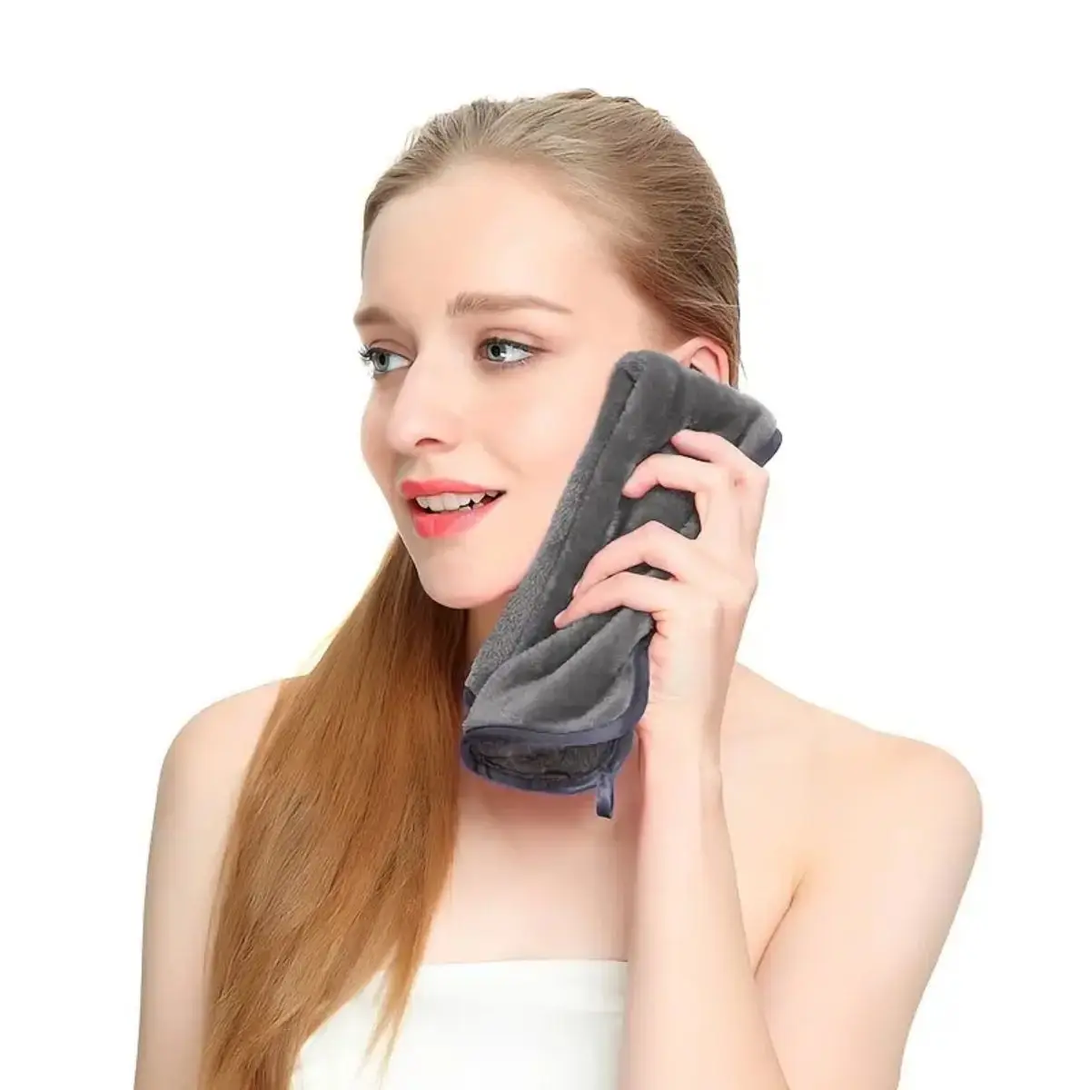 Panos removedores de maquiagem ultra macios, toalhas de limpeza facial reutilizáveis, limpeza suave e eficaz