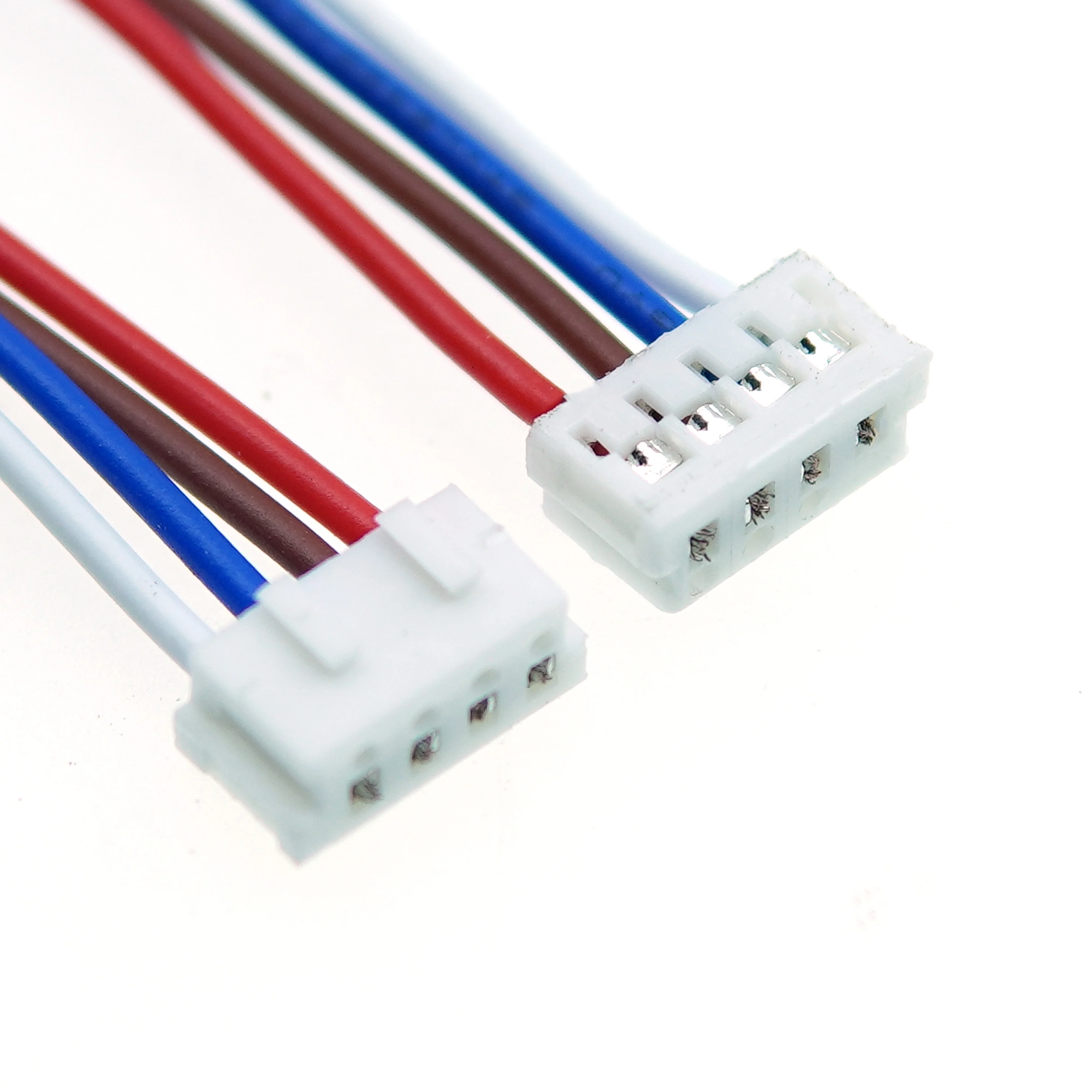 Custom 4P Cable with AMP TE Connector 179228-4 as per Customer's Request Equivalent Materials