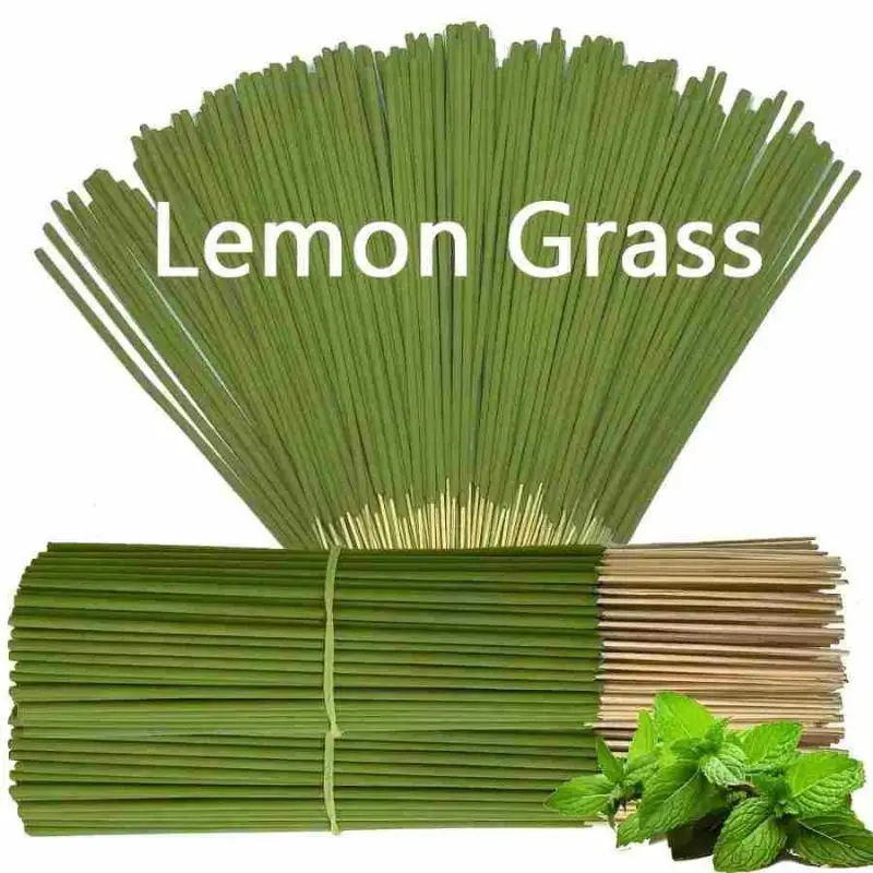 Four Season Fragrance Artificial Wooden Lemongrass Sticks 80/160Pcs Purify Air Relax Mood Home Aroma Decor