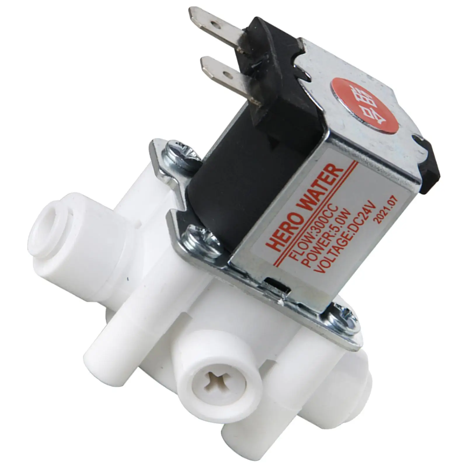 Flow Control Water Valve 1/4 Inch Fast Interface Solenoid Valve for Drinking Water Equipment and Dispensers
